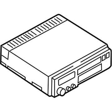 Subaru 86201FE120 2DIN Radio Cd Cassette Au