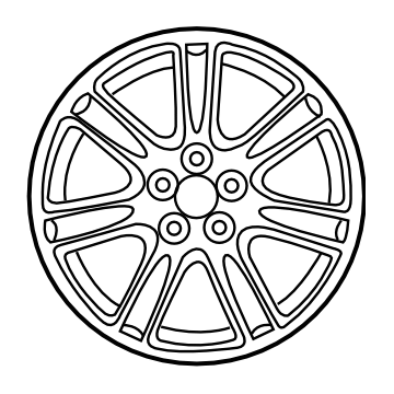 Subaru 28111AG000 Wheel Rim