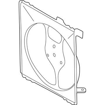 Subaru 45137FC000 Radiator SHROUD