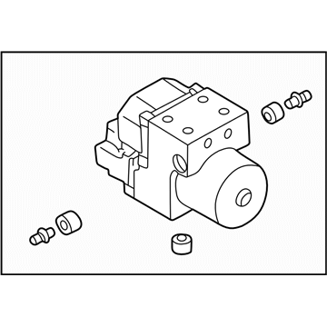 Subaru Impreza ABS Pump And Motor Assembly - 27539AC050