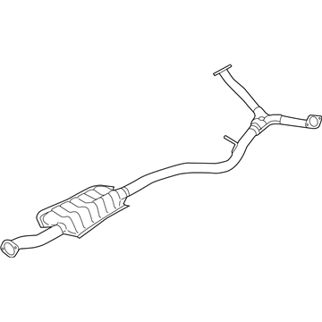 Subaru 44200SG010 Rear Exhaust Pipe Assembly