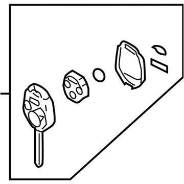 Subaru 57497FJ021 Key Plate KEYLESS Usa