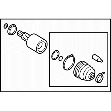 2006 Subaru Legacy CV Joint - 28492AG00A