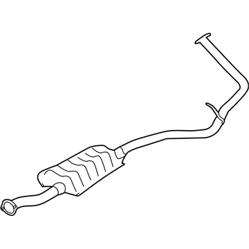 Subaru 44200FJ080 Rear Exhaust Pipe Assembly