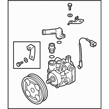 2004 Subaru Legacy Power Steering Pump - 34430AE150
