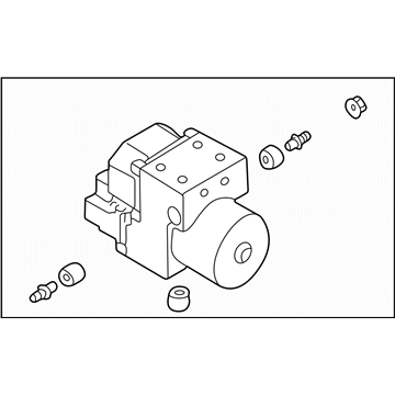 2003 Subaru Outback ABS Pump And Motor Assembly - 27539AE06B