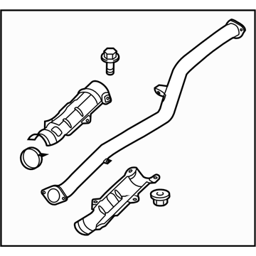 2012 Subaru Outback Exhaust Pipe - 44106AJ010