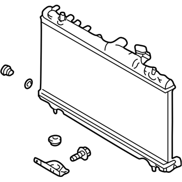 Subaru 45111FE020 Radiator Assembly Compatible