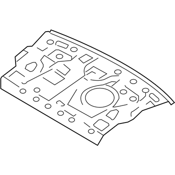 Subaru 53105AG01B9P Panel Complete Rear