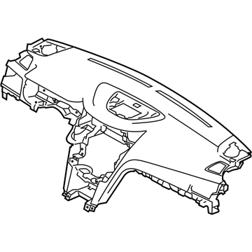 Subaru 66050AJ00A Panel Instrument Complete SIA