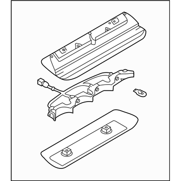 Subaru Baja Third Brake Light - 84701AE02AGF