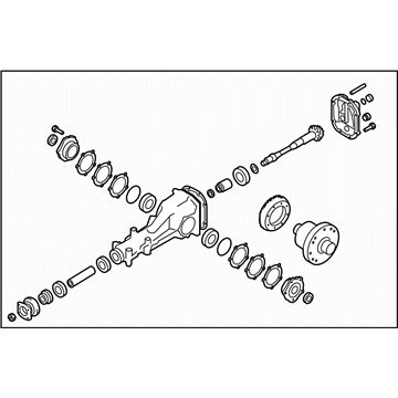 Subaru 27011AB161 Differential Assembly Rear