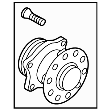 Subaru 28473FG010 Rear Wheel Hub