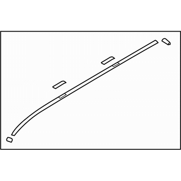 Subaru 91046SC010 MOULDING Roof LH