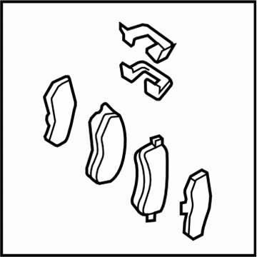 Subaru 26696AE060 Brake Pad Kit Rear