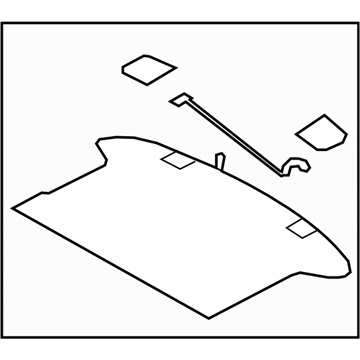 Subaru 95066FG000JC Mat Floor Rear