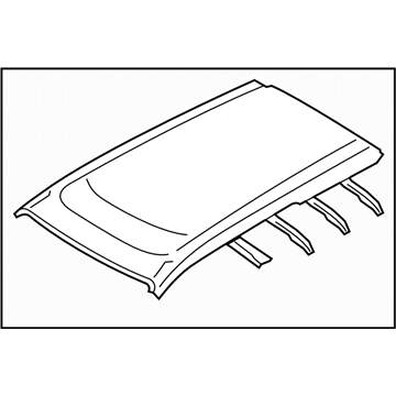 Subaru 53600AG00A9P Roof Panel Complete Wn