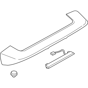 Subaru 96031XA01ANN Roof Spoiler Assembly