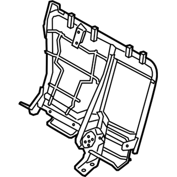 Subaru 64310AJ00A Seat Frame Assembly B RRR