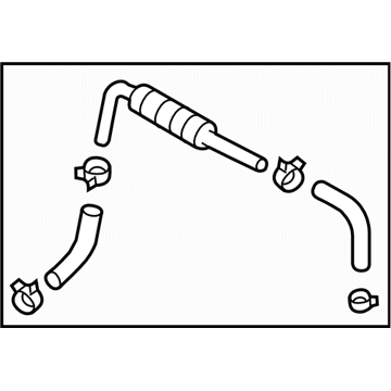 2005 Subaru Legacy Power Steering Hose - 34611AG00B