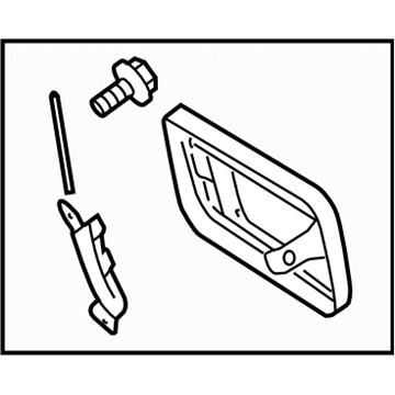 Subaru 57601AJ01A9P Fuel Tank Door