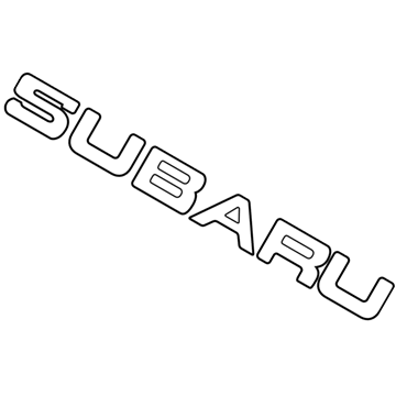 Subaru 93080FC040 Rear Logo Emblem Nameplate