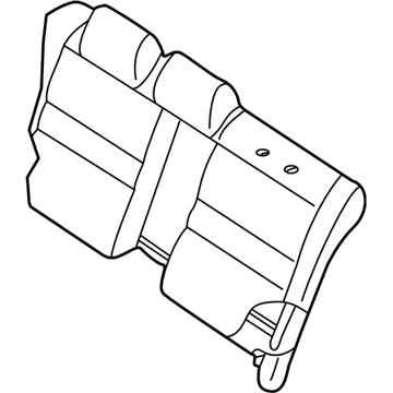 Subaru 64350AE51AML Rear Seat Back Rest Cover Complete