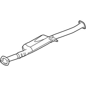 Subaru 44201FE011 Center Exhaust Pipe Assembly Rear