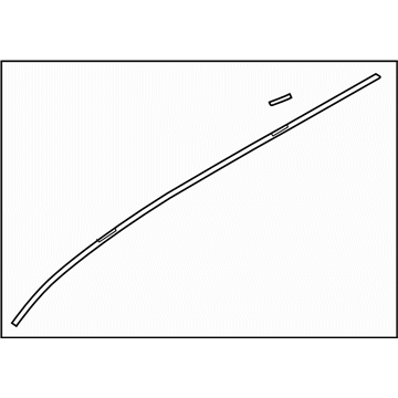 Subaru 91046XA05A Molding Assembly ROOFRLH