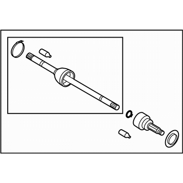 Subaru 28491CA000 EBJ Shaft Unit