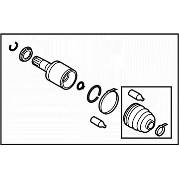 2013 Subaru BRZ CV Joint - 28492CA000