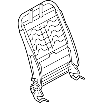 Subaru 64110AL00A Seat Frame Assembly Front Back