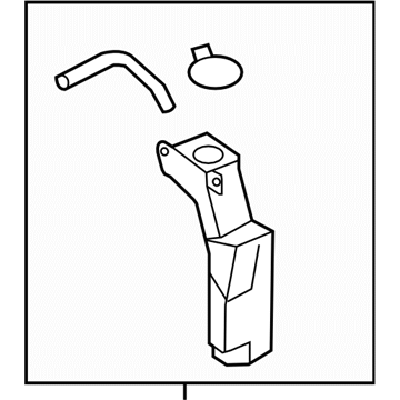 Subaru 45150AG001 Reserve Tank Assembly Radiator