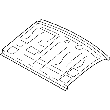 Subaru 53105VA0009P Panel Complete Rear