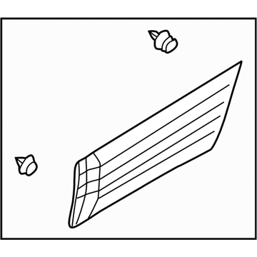 Subaru Baja Door Moldings - 91112AE65ALI