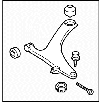 Subaru 20202AJ04A Lower Arm Assembly Front Right