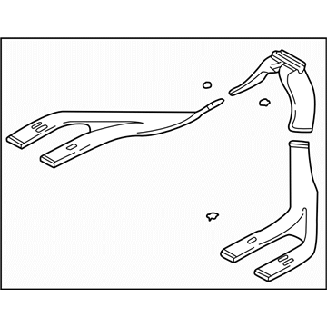 Subaru 72511AE00A Duct Assembly