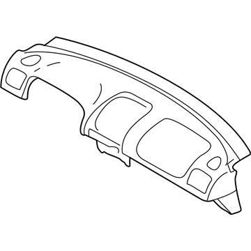 Subaru 66040FC010OE PAD/FRAME Instrument Panel