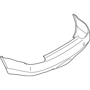 Subaru 57704XA01A Bumper Face Rear