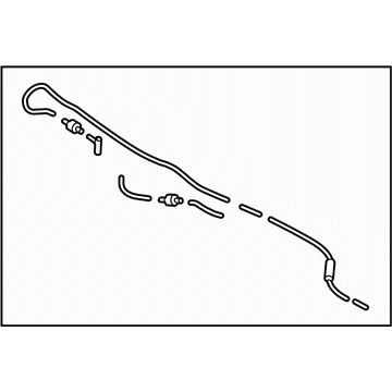 Subaru 86655FJ280 Hose Assembly Front LHD