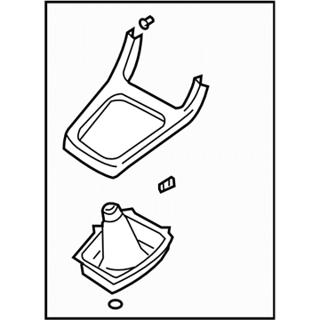 Subaru 92121AE19A Cover Assembly Front Mt LHD