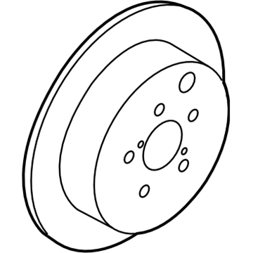 Subaru 26700AL010 Brake Disc Rear