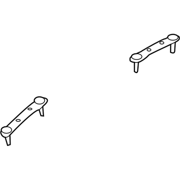 Subaru 91066SC000 Bracket Molding Roof