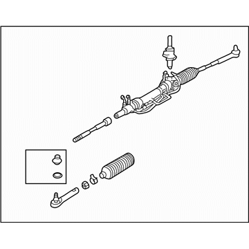 2003 Subaru Forester Rack And Pinion - 34110SA030