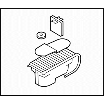 Subaru 66150AG02AJC Front Cup Holder Assembly