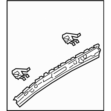 Subaru 51525AL05A9P Rail Complete Side In Left