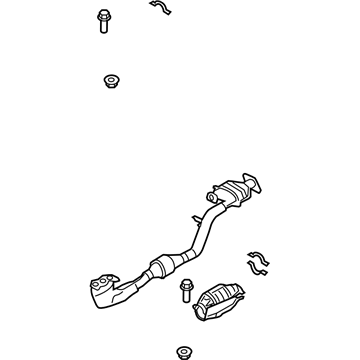 Subaru 44620AB58A Catalytic Converter