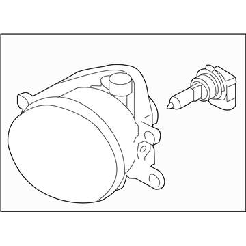 Subaru 84501AL02B Fog Lamp Assembly