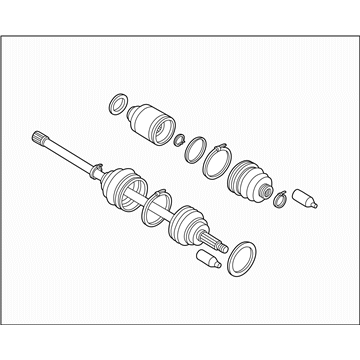 1994 Subaru Impreza Axle Shaft - 28021AA501