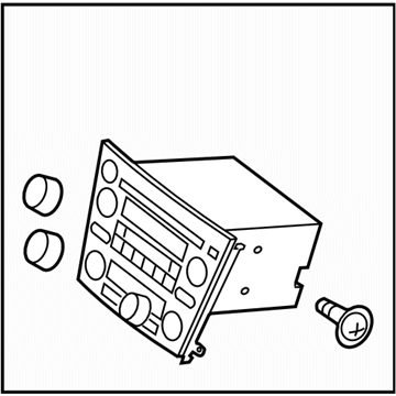 Subaru 86201AG69B PB000984 Radio Assembly UP0